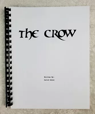 The Crow Movie Script Reprint Full Screenplay Full Script 1994 Film Brandon Lee • $21.99