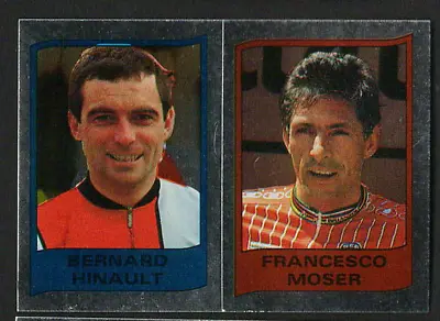 Bernard Hinault - Francesco Moser Panini Bike CARD 1986! N.105 MINT! SUPERSPORT • $6.99