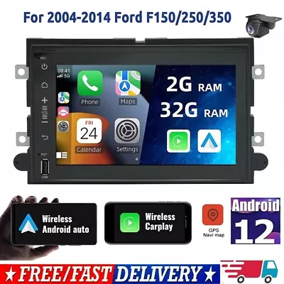 Car Radio For 2004-2014 Ford F150/250/350 Android 12 Carplay Stereo GPS FM Dash • $129.99