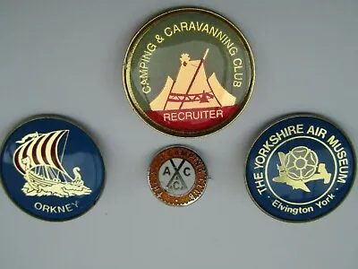 Auto Club Camping Badge & Caravan Club Recruiter Badge Plus Others • £9