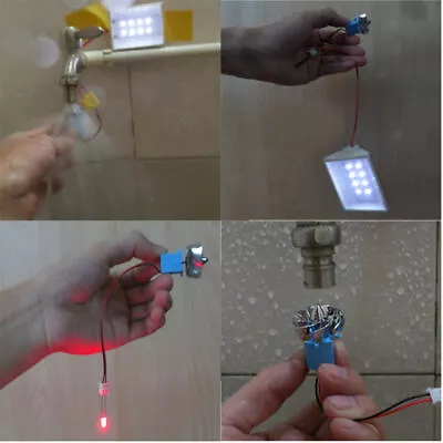 £8.59 • Buy Mini Electric Wind Water Turbine Motor Generator Generators LED Blade Teaching