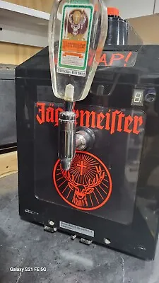 Jagermeister Tap Machine 3 Bottle Shot Chiller- Jemus Lights Up Can't Hear Motor • $50