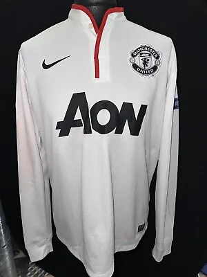 Manchester United 2012 2013 2014 Away Third Long Sleeve Shirt Rooney 10 Large  • $123.26