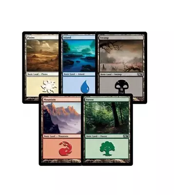 Magic The Gathering (MTG) 100 X Basic Land Lot • $8.21