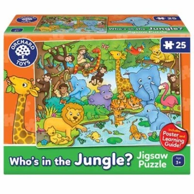 £10.99 • Buy Orchard Toys Whos In The Jungle - 25pcs Jigsaw Puzzle