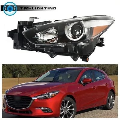 Headlight Headlamp Assembly Left Driver Side LH For Mazda 3 2017-2018 • $72.99