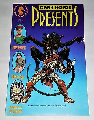 DARK HORSE PRESENTS #36 🔑 1st Aliens Vs Predator 🔥 1st Print 1990 Sci-Fi Comic • £29.95