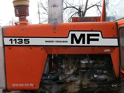 Massey Ferguson MF 1135 Hood  Decal Set • $149.95