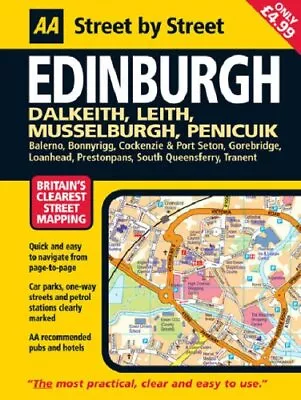 Edinburgh: Midi (AA Street By Street) By AA Publishing • £4.48