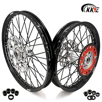 KKE 21/19  Cast MX Wheels Rim Set Fit KTM EXC F SXF XCF XC 250 350 450 2003-2022 • $569