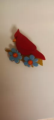 *rare* Erstwilder Brooch Ruby The Red Cardinal 2014 100-300  Louisa Camille  • $57