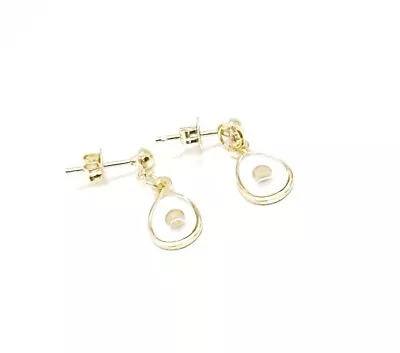 Mustard Seed Teardrop Goldtone Earrings Mustard Seed Jewelry Matthew 17 20 • $14.95