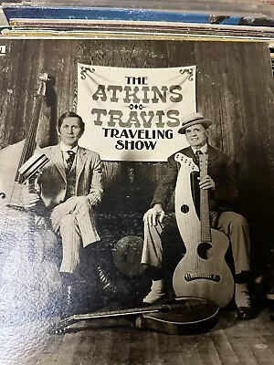 CHET ATKINS MERLE TRAVIS The Atkins Travis Traveling Show 1974 RCA • $5