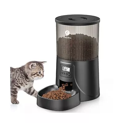 Automatic Cat Feeders Timed Dog Feeder 4L Programmable Control 1-6 Meals Pet... • $51.64