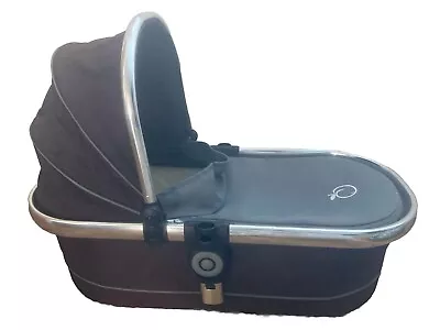 Icandy Peach 1 2 3 4 Main Carrycot In Blackjack Brown & Grey • £29.95