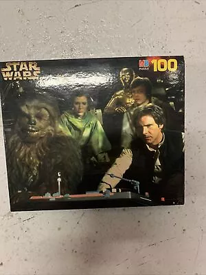 Star Wars MB Puzzle 100 Piece Luke Han ChewyC3 Lucasfilm 12 1/2  X 15  4880-4 • $9.99