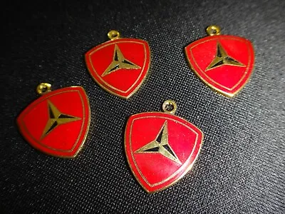 Lot Of 4 USMC 3rd MARINE Division Charms Pendants *New Never Worn* • $11.39