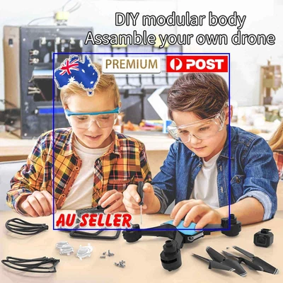 $45.93 • Buy DIY 3D Flip Drone Headless Mode 2.4ghz 4ch Rc Quadcopter For Kids Beginners Kits