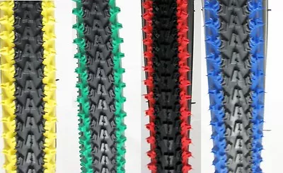 2pcs Bicycle Tires 26  X 2.10 Vee Rubber 2-tone Colors Mtb Bmx Cycling Bike • $44.99