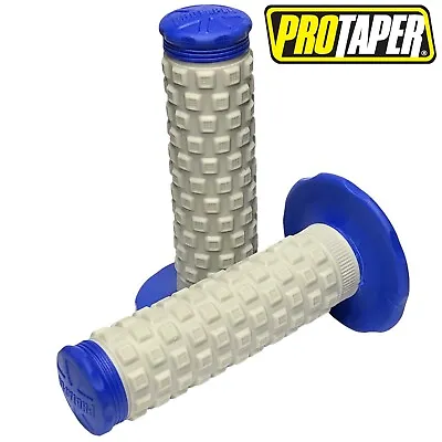 YAMAHA Blue ProTaper Pillow Top Grips 7/8  Dirt Bike - TTR110 YZ125 YZ250 YZ450 • $16.95