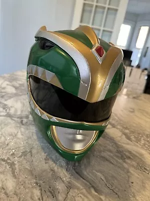Power Rangers Green Ranger Helmet. Bat In The Sun • $300