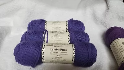 Brown Sheep Company Yarn 3 Skeins Lambs Pride Wool Bulky • $15