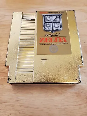 The Legend Of Zelda (5 Screw First Print) - NES Rare Gold Version Nintendo Game • $50
