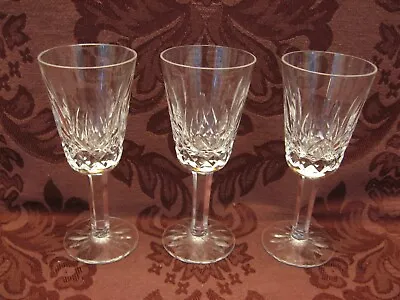 $31.99 • Buy Waterford Lismore Crystal 5-1/8  Sherry Glasses - Set Of Three (3) - Excellent!