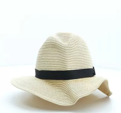 Marks And Spencer Womens Beige Paper Sun Hat Size M • £7