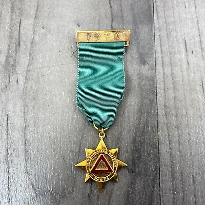 Rospa Safe Driving Medal Enamel 1972 Green Ribbon Authentic Vintage  • £7.19