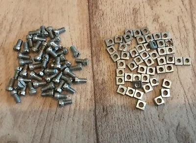 £4.99 • Buy Meccano #37 X 50 Org Nuts & Bolts Cheese Head Zinc Square Nut
