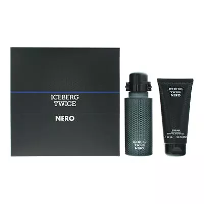 Iceberg Twice Nero Eau De Toilette 125ml + Shower Gel Gift Set For Him • £20.95