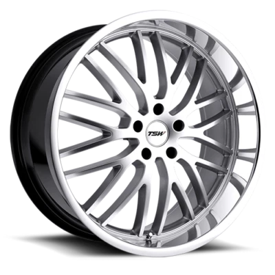 $988 • Buy 4 New 17X8 20 5X120 TSW Snetterton Silver Wheels/Rims 17 Inch 49418
