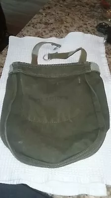 NICE Vintage Bell System B Telephone Lineman Tool Pouch Bag Green Canvas Clips • $30