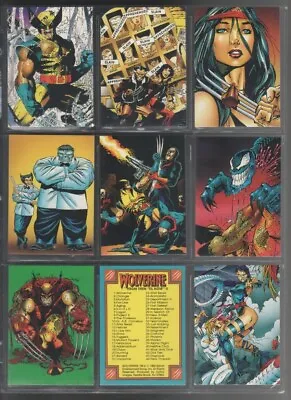 1992 Marvel Wolverine Trading Card Base 90 Set • $14