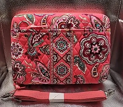 NWT ~ Vera Bradley  Call Me Coral  Pink Mini Laptop Case Hardshell Tablet Bag • $29.97