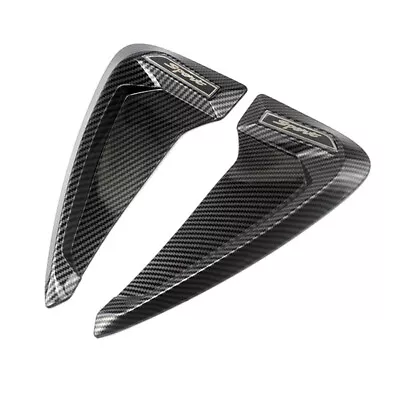 Car Intake Grille Air Flow Vent Fenders Side Sticker Universal Carbon Fiber Look • $32.66