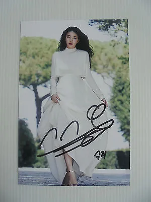 Suzy Bae Miss A 4x6 Photo Korean Actress KPOP Autograph Hand Signed USA Seller 2 • $14.99