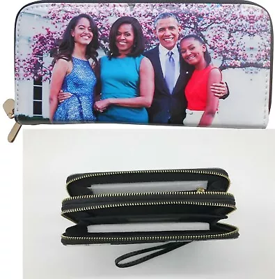  The  Obama Family -  Full Color - Wrist Purse  • $14.99