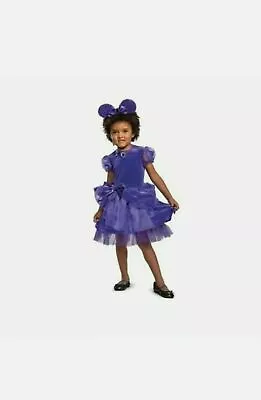 Toddler Disney Minnie Mouse Purple Halloween Costume Dress 2T • $17