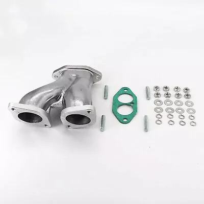 $48.75 • Buy Intake Manifold For VW Air Cooled Engine Type 1 Dual Port Bug Ghia Weber 44 IDF