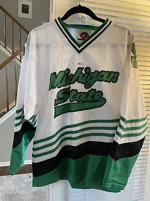 Vintage Koronis K1  Michigan State Hockey Jersey Mesh Men's Sz Small S 90’s • $79.99