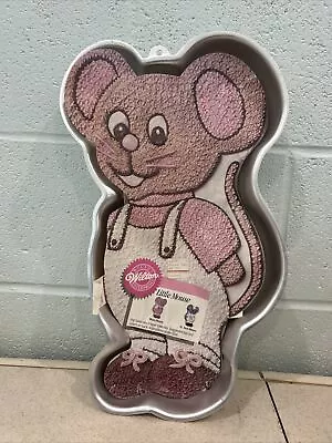 Vintage 1987 Wilton Little Mouse Cake Pan Missy Mouse • $11.69