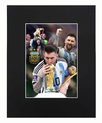 $11.87 • Buy Lionel Messi Soccer World Cup Champion 2022 Portrait  Print Photograph  8 X10 