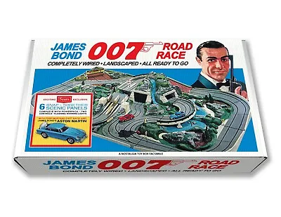 A. C. Gilbert James Bond 007 Road Race Play Set Box. • $79.99