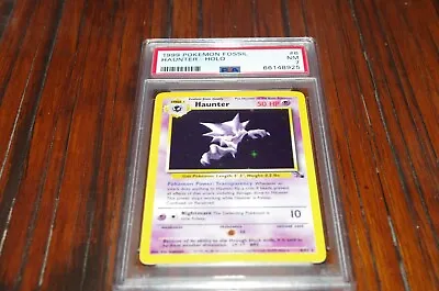 $27.49 • Buy Pokemon 1999 Fossil Haunter Holo PSA 7 NM Unlimited #6/62 Holographic USA USA
