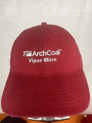 Arch Coal Viper Mine Cap Hat Adjustable Strap  • $10.88