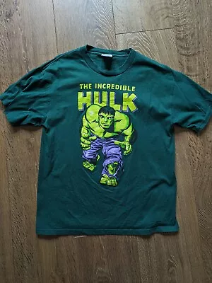 Incredible Hulk Green Vintage T Shirt Large Marvel • £19.99