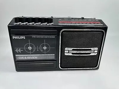 Vintage Philips 2 Band Radio Cassette Recorder D7160 / Faulty Cassette Deck • $16.30