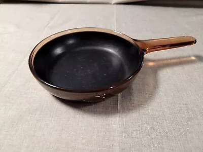 Pyrex Corning Ware Visions Ware 7 Non Stick Glass Teflon Skillet • $6.50